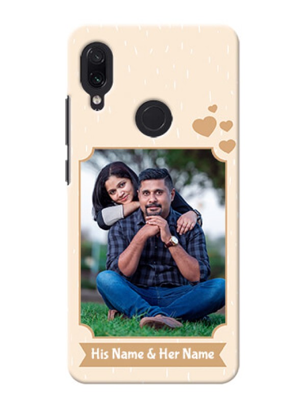 Custom Redmi Note 7 Pro mobile phone cases with confetti love design 
