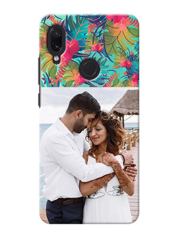 Custom Redmi Note 7 Pro Personalized Phone Cases: Watercolor Floral Design