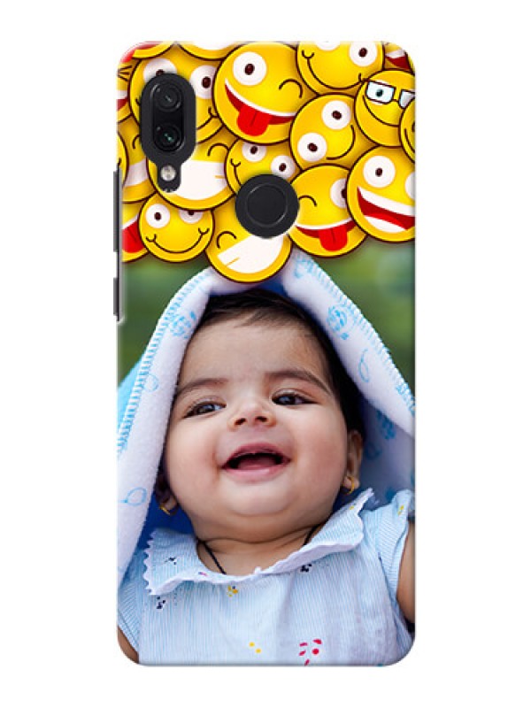 Custom Redmi Note 7 Pro Custom Phone Cases with Smiley Emoji Design