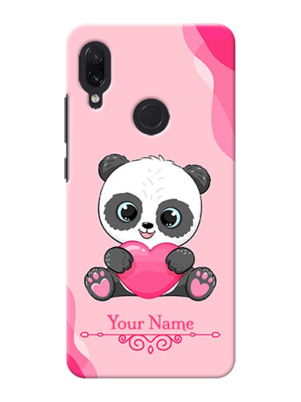Custom Redmi Note 7 Pro Mobile Back Covers: Cute Panda Design