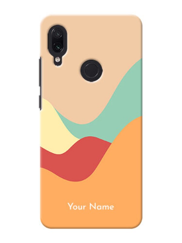 Custom Redmi Note 7 Pro Custom Mobile Case with Ocean Waves Multi-colour Design