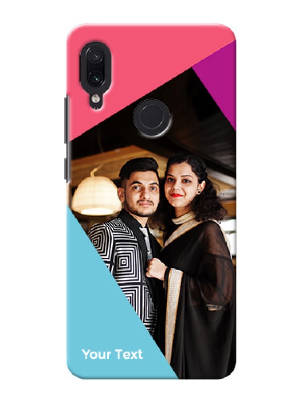 Custom Redmi Note 7 Pro Custom Phone Cases: Stacked Triple colour Design