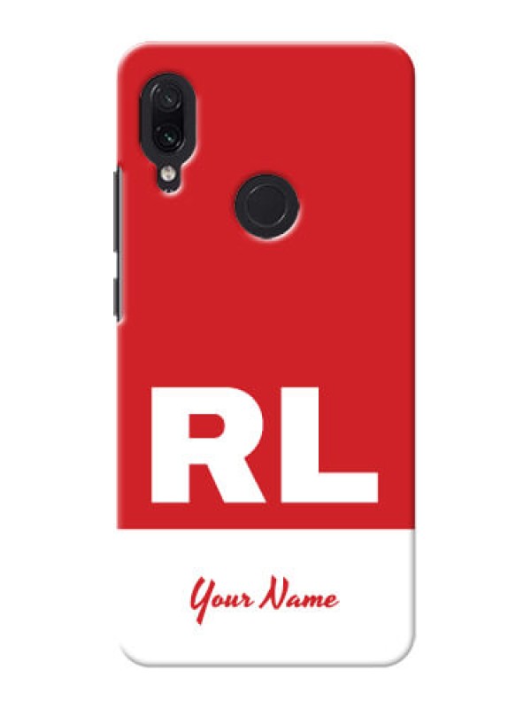 Custom Redmi Note 7 Pro Custom Phone Cases: dual tone custom text Design