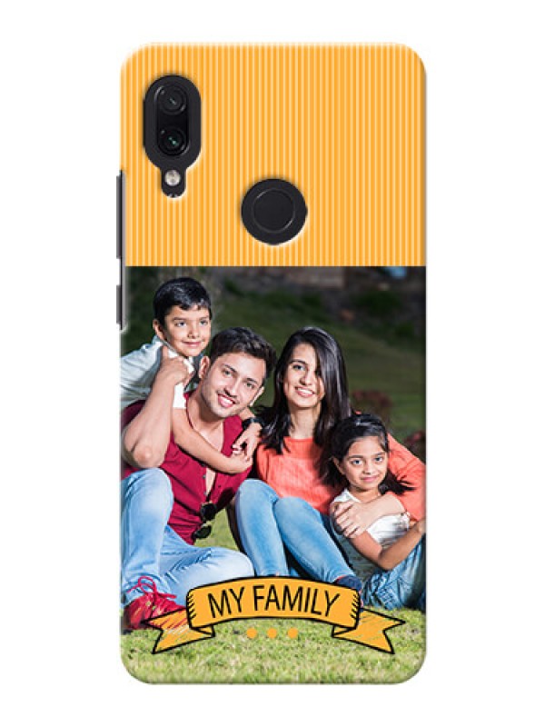 Custom Redmi Note 7 Personalized Mobile Cases: My Family Design