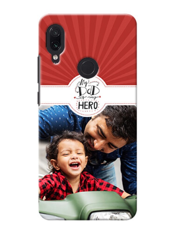 Custom Redmi Note 7 custom mobile phone cases: My Dad Hero Design