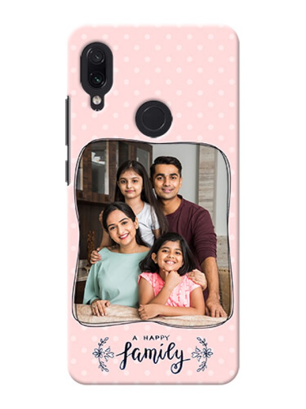 Custom Redmi Note 7 Personalized Phone Cases: Family with Dots Design