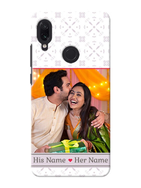 Custom Redmi Note 7 Phone Cases with Photo and Ethnic Design