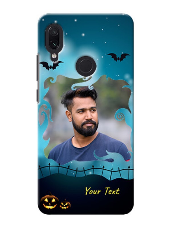 Custom Redmi Note 7 Personalised Phone Cases: Halloween frame design