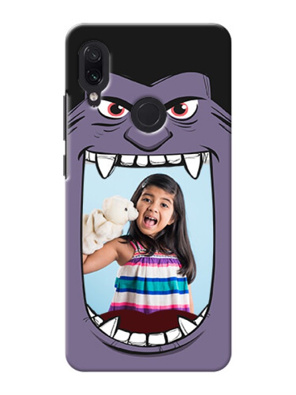 Custom Redmi Note 7 Personalised Phone Covers: Angry Monster Design