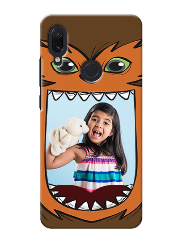 Custom Redmi Note 7 Phone Covers: Owl Monster Back Case Design