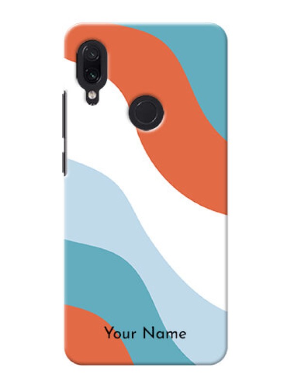 Custom Redmi Note 7 Mobile Back Covers: coloured Waves Design