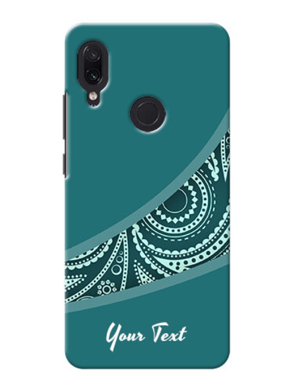 Custom Redmi Note 7 Custom Phone Covers: semi visible floral Design