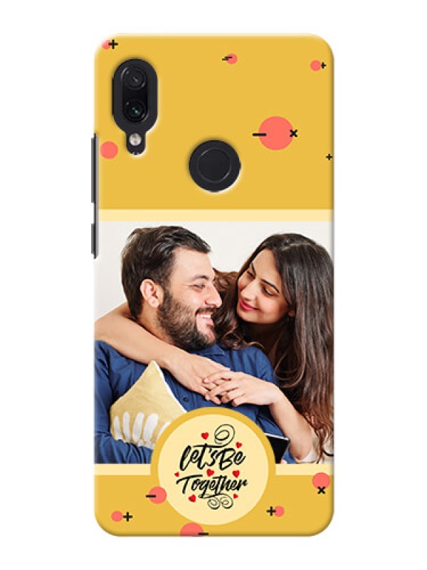Custom Redmi Note 7 Back Covers: Lets be Together Design