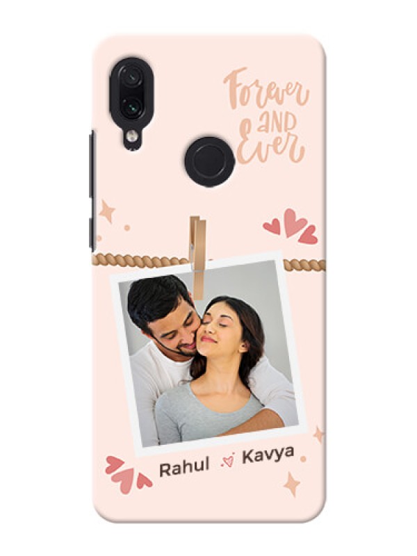 Custom Redmi Note 7 Phone Back Covers: Forever and ever love Design