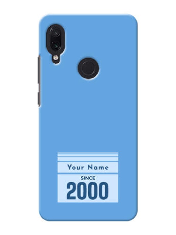 Custom Redmi Note 7 Mobile Back Covers: Custom Year of birth Design