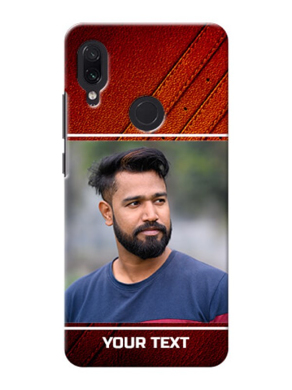 Custom Redmi Note 7S Back Covers: Leather Phone Case Design