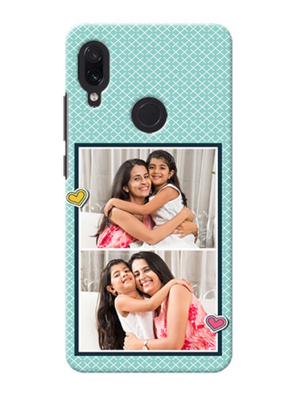 Custom Redmi Note 7S Custom Phone Cases: 2 Image Holder with Pattern Design