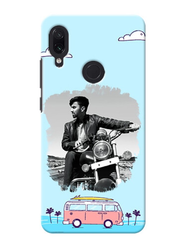 Custom Redmi Note 7S Mobile Covers Online: Travel & Adventure Design