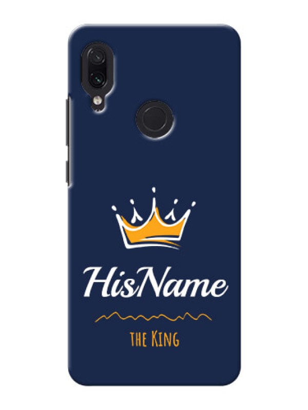Custom Xiaomi Redmi Note 7S King Phone Case with Name
