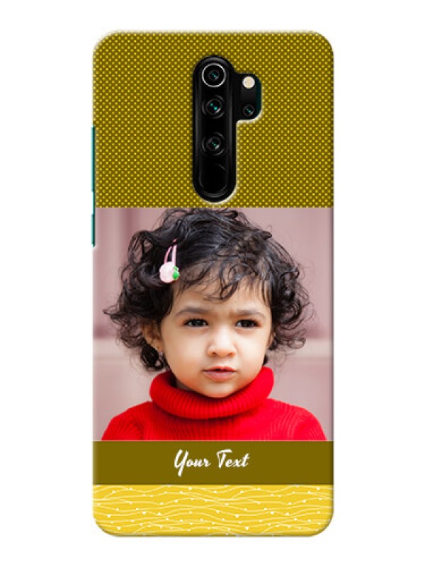 Custom Redmi Note 8 Pro custom mobile back covers: Simple Green Color Design