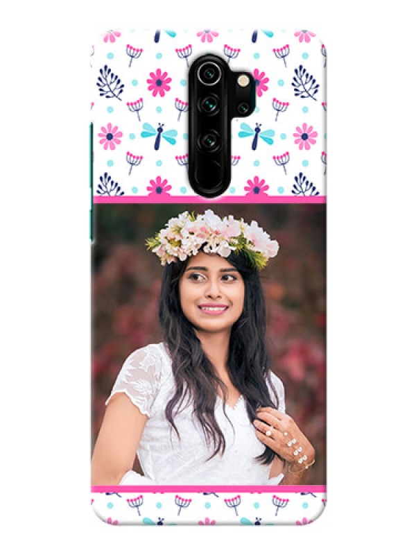 Custom Redmi Note 8 Pro Mobile Covers: Colorful Flower Design