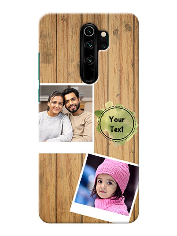 Custom Redmi Note 8 Pro Custom Mobile Phone Covers: Wooden Texture Design