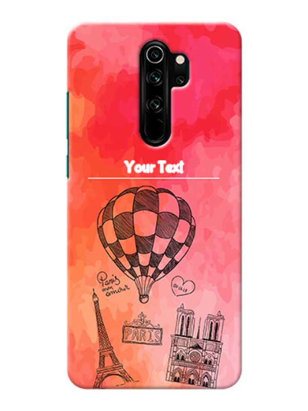 Custom Redmi Note 8 Pro Personalized Mobile Covers: Paris Theme Design