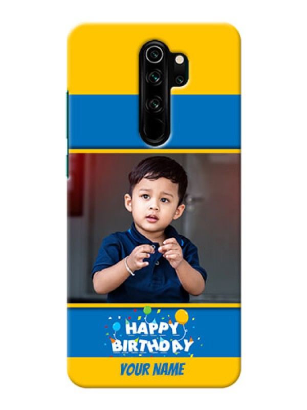 Custom Redmi Note 8 Pro Mobile Back Covers Online: Birthday Wishes Design