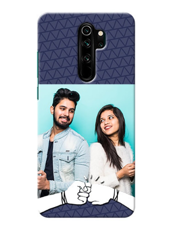 Custom Redmi Note 8 Pro Mobile Covers Online with Best Friends Design  
