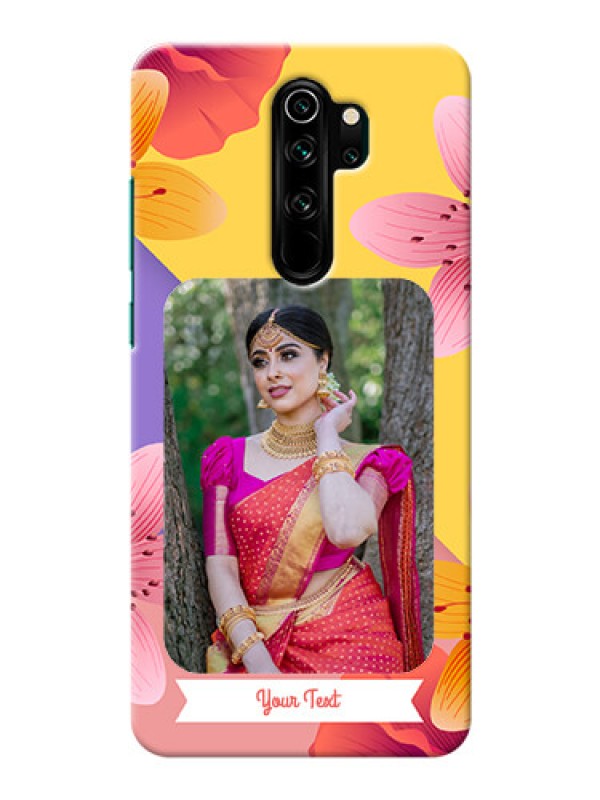 Custom Redmi Note 8 Pro Mobile Covers: 3 Image With Vintage Floral Design