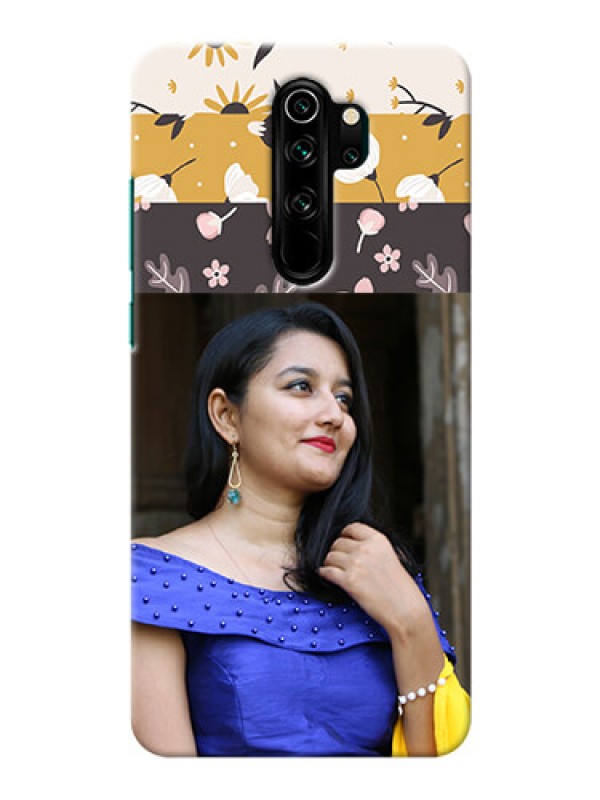 Custom Redmi Note 8 Pro mobile cases online: Stylish Floral Design