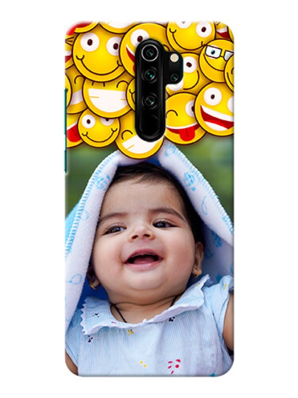 Custom Redmi Note 8 Pro Custom Phone Cases with Smiley Emoji Design