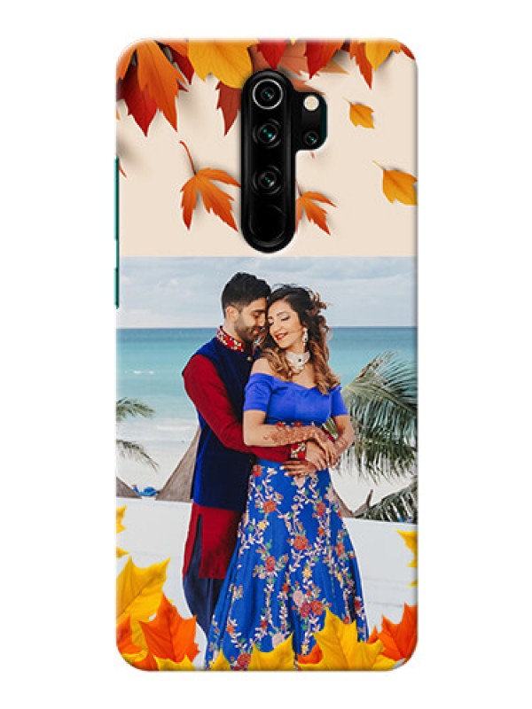Custom Redmi Note 8 Pro Mobile Phone Cases: Autumn Maple Leaves Design