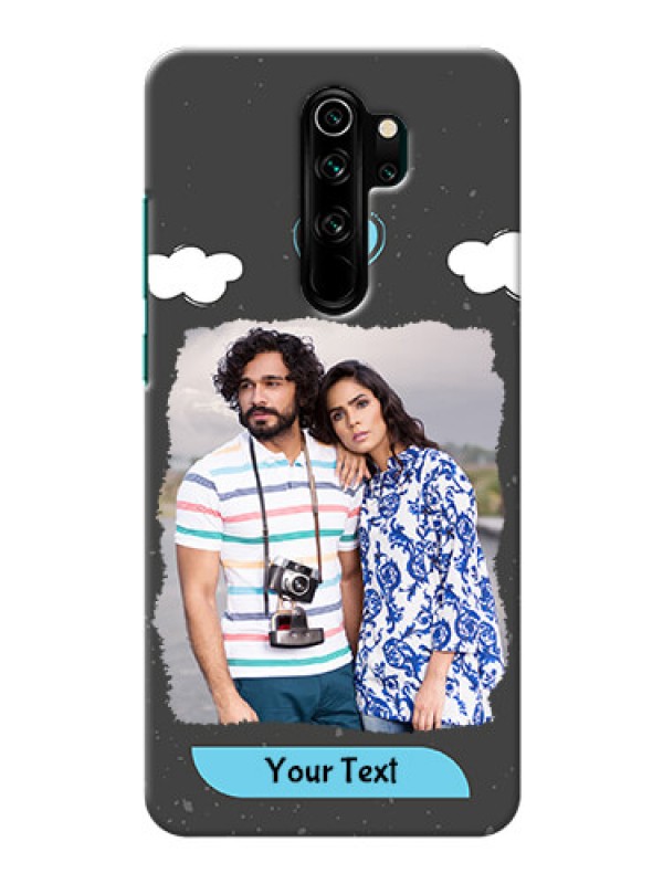 Custom Redmi Note 8 Pro Mobile Back Covers: splashes with love doodles Design