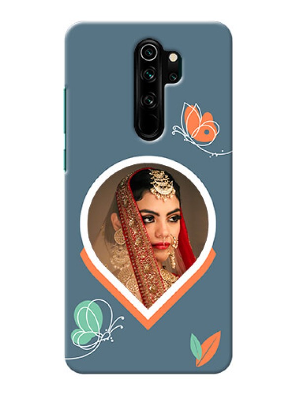 Custom Redmi Note 8 Pro Custom Mobile Case with Droplet Butterflies Design