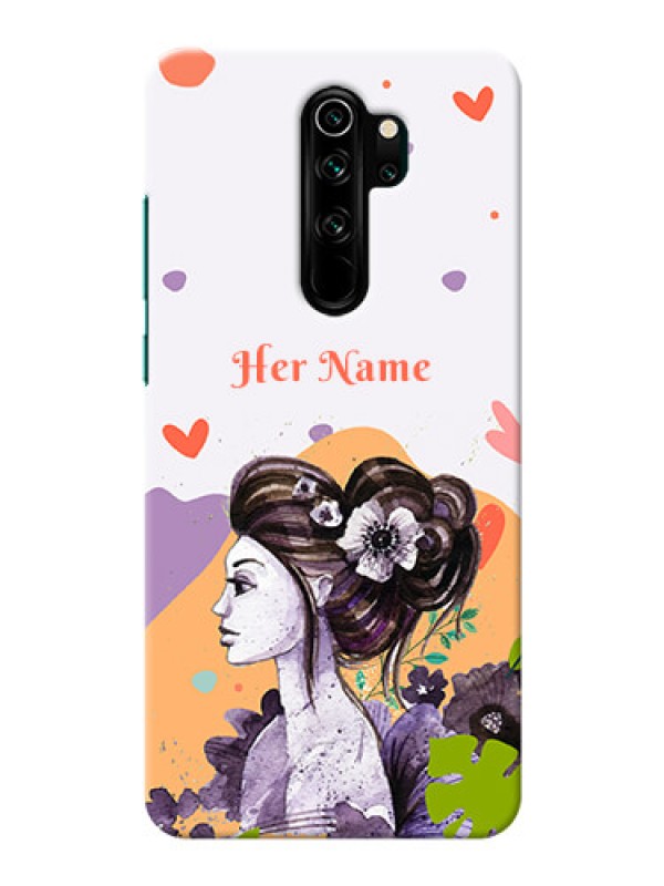 Custom Redmi Note 8 Pro Custom Mobile Case with Woman And Nature Design