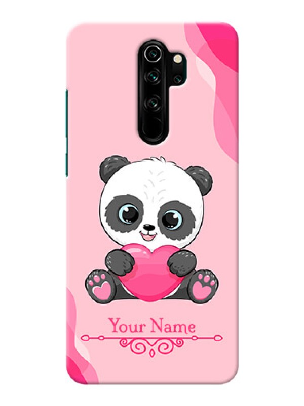 Custom Redmi Note 8 Pro Mobile Back Covers: Cute Panda Design