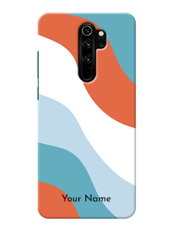 Custom Redmi Note 8 Pro Mobile Back Covers: coloured Waves Design