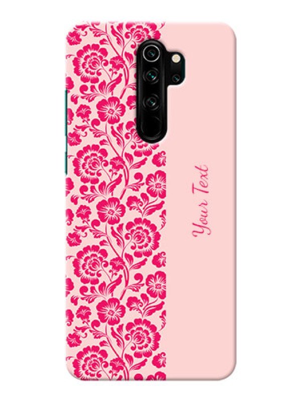 Custom Redmi Note 8 Pro Phone Back Covers: Attractive Floral Pattern Design