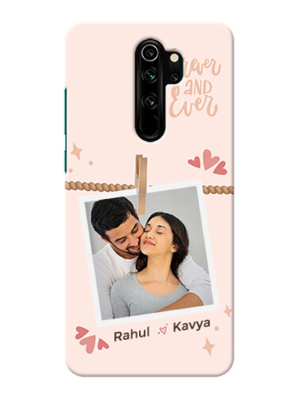 Custom Redmi Note 8 Pro Phone Back Covers: Forever and ever love Design