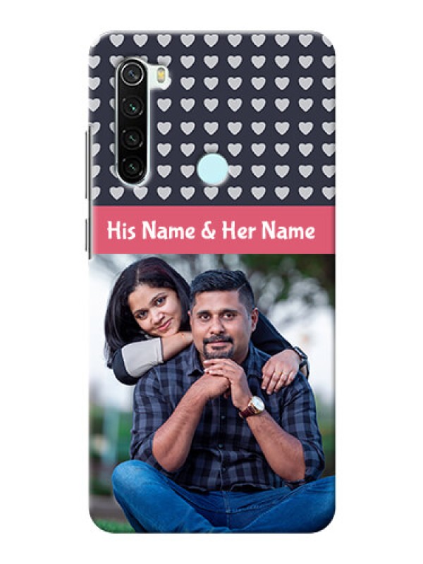 Custom Redmi Note 8 Custom Mobile Case with Love Symbols Design