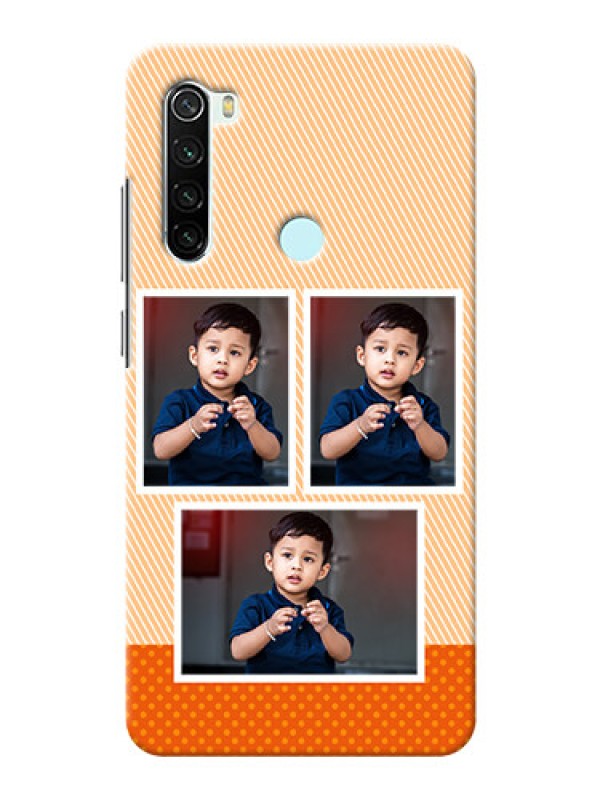 Custom Redmi Note 8 Mobile Back Covers: Bulk Photos Upload Design