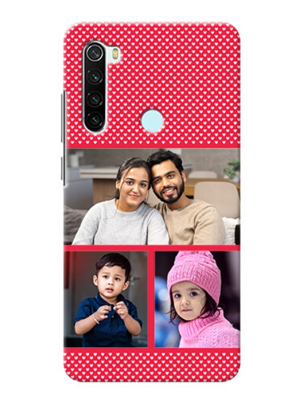Custom Redmi Note 8 mobile back covers online: Bulk Pic Upload Design