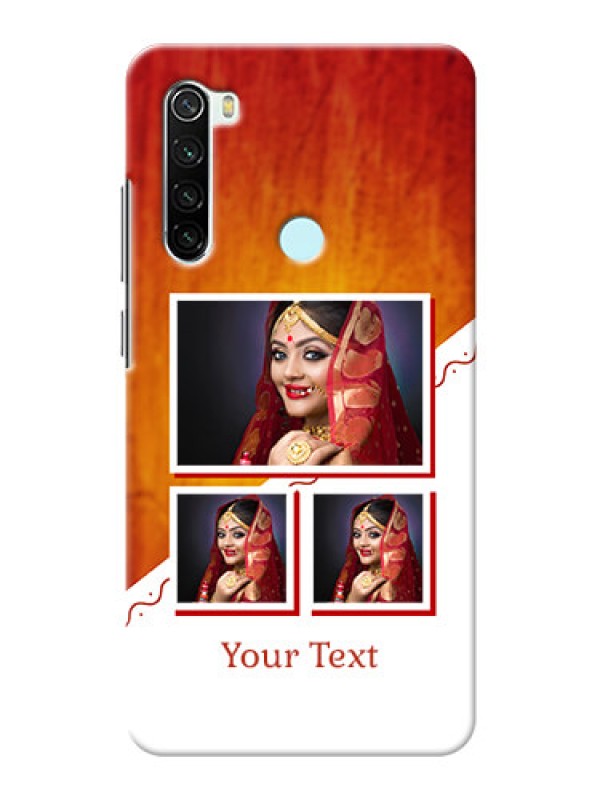 Custom Redmi Note 8 Personalised Phone Cases: Wedding Memories Design  