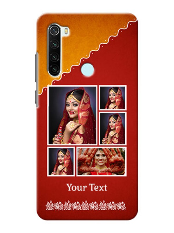 Custom Redmi Note 8 customized phone cases: Wedding Pic Upload Design