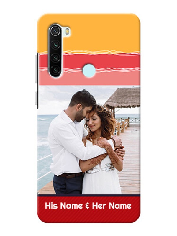 Custom Redmi Note 8 custom mobile phone covers: Colorful Case Design