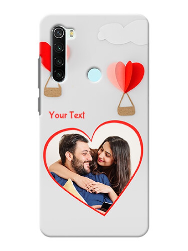 Custom Redmi Note 8 Phone Covers: Parachute Love Design
