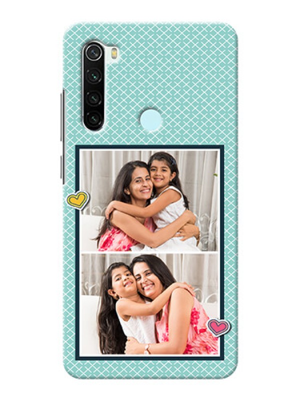 Custom Redmi Note 8 Custom Phone Cases: 2 Image Holder with Pattern Design
