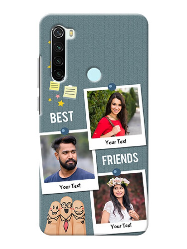 Custom Redmi Note 8 Mobile Cases: Sticky Frames and Friendship Design