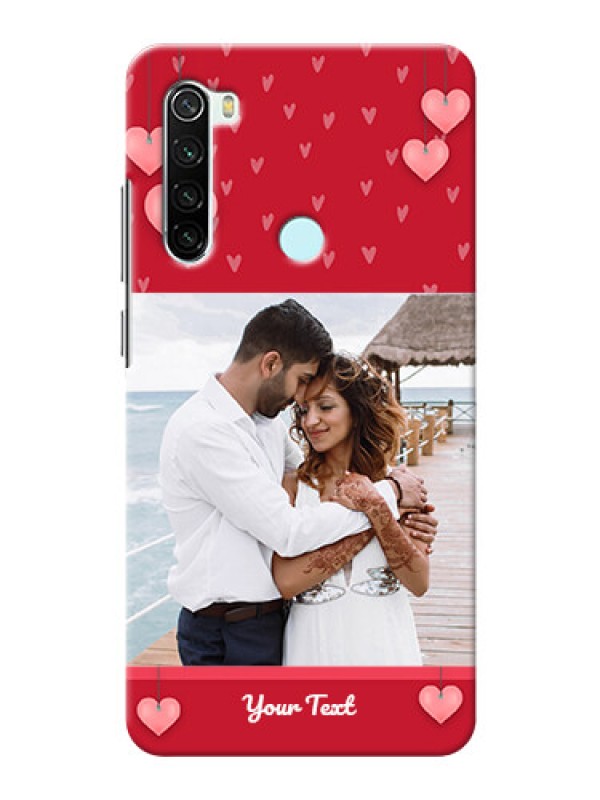Custom Redmi Note 8 Mobile Back Covers: Valentines Day Design